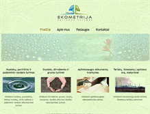 Tablet Screenshot of ekometrija.lt
